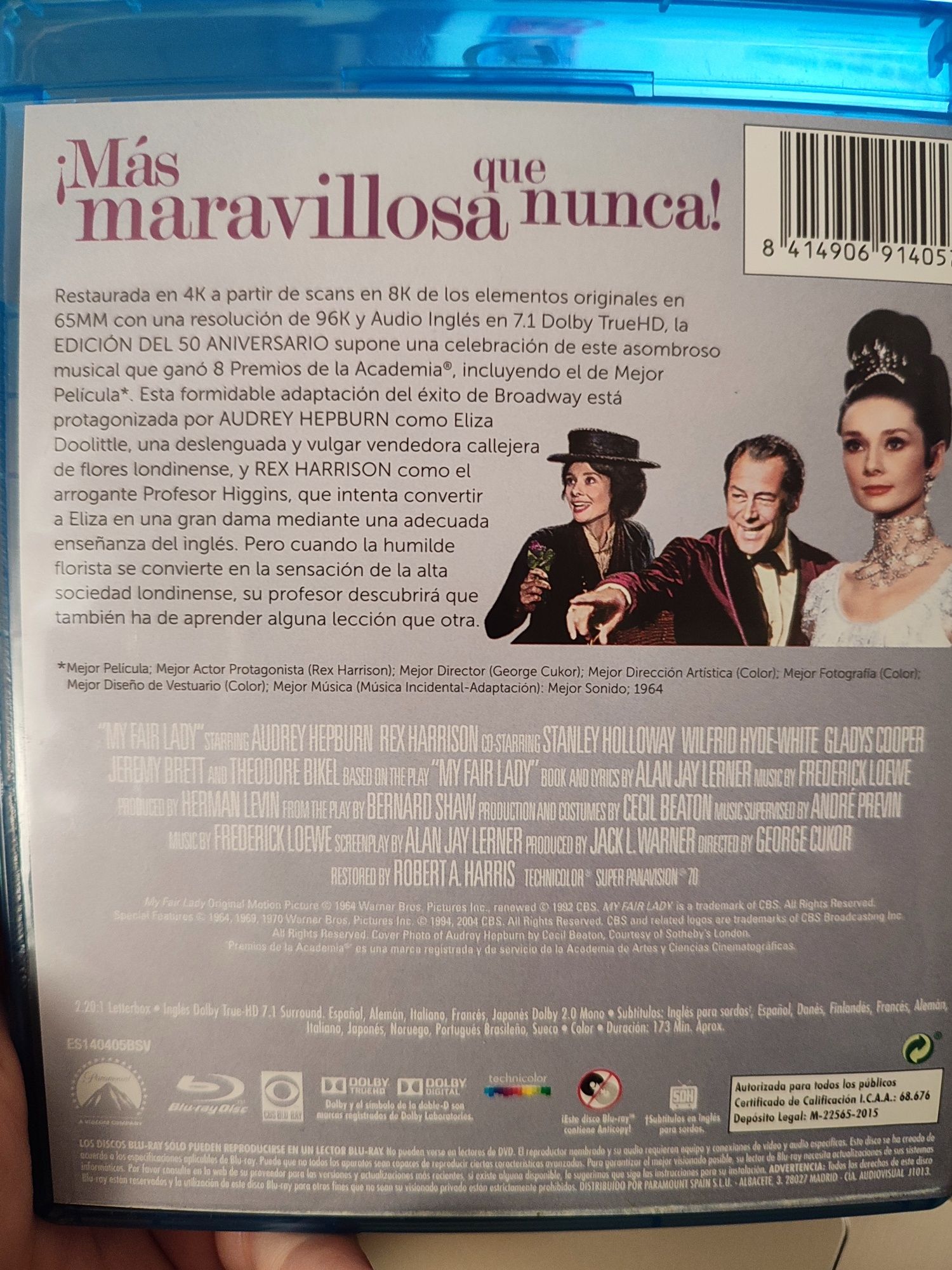 Bluray My Fair Lady Original