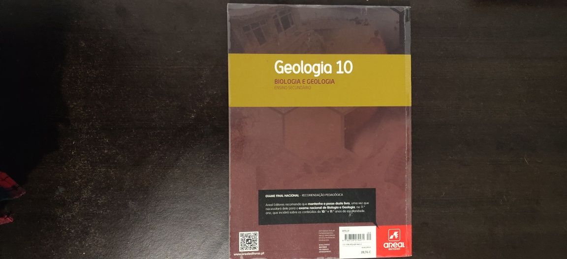 Livro de Geologia 10 Ano em ótimo estado