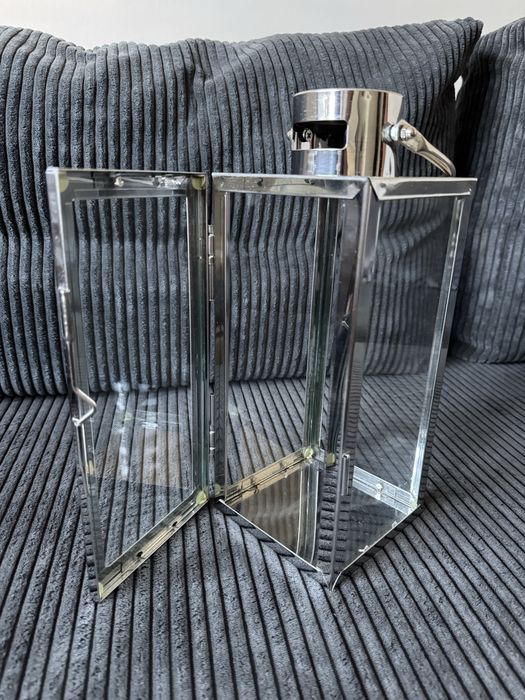 Lampion srebny / szklany