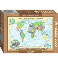 Puzzle - Świat Polityczny 2/000 El, Demart