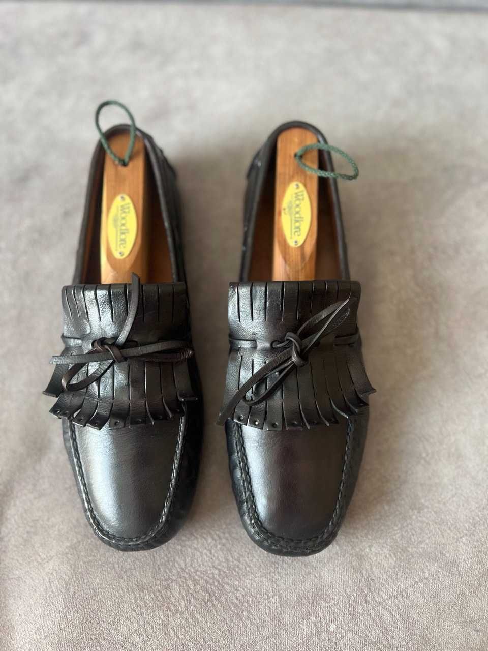 Оригінальні Шкіряні Мокасини Car Shoe 25см
