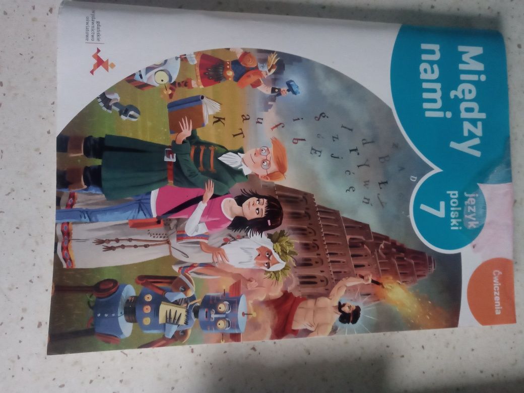 Książka ćwiczenia klasa 7 Między nami