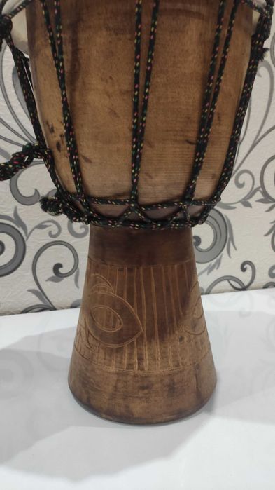 Джембе ручної роботи 8" дерево шкіра ударна установка ударная