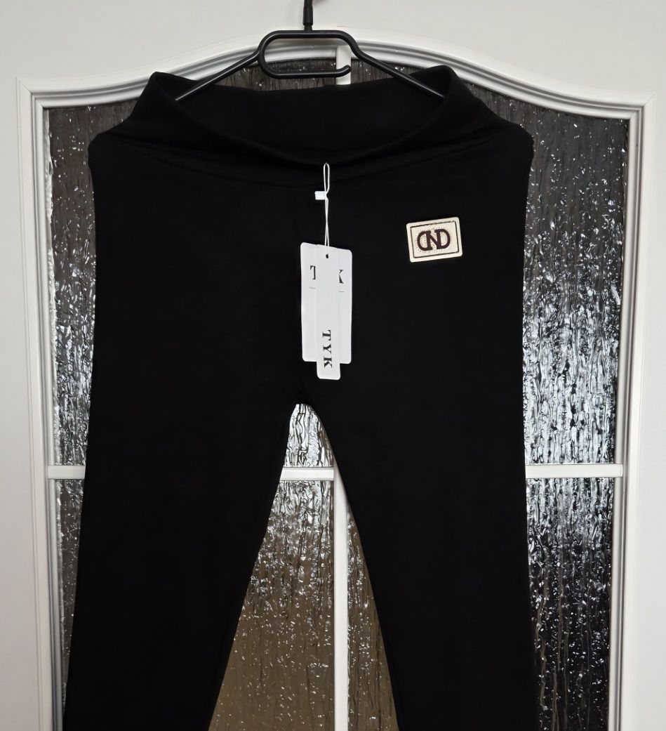 Legginsy Damskie Czarne 2XL-3XL 33