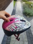 Kask rowerowy na rolki dla dziewczynki