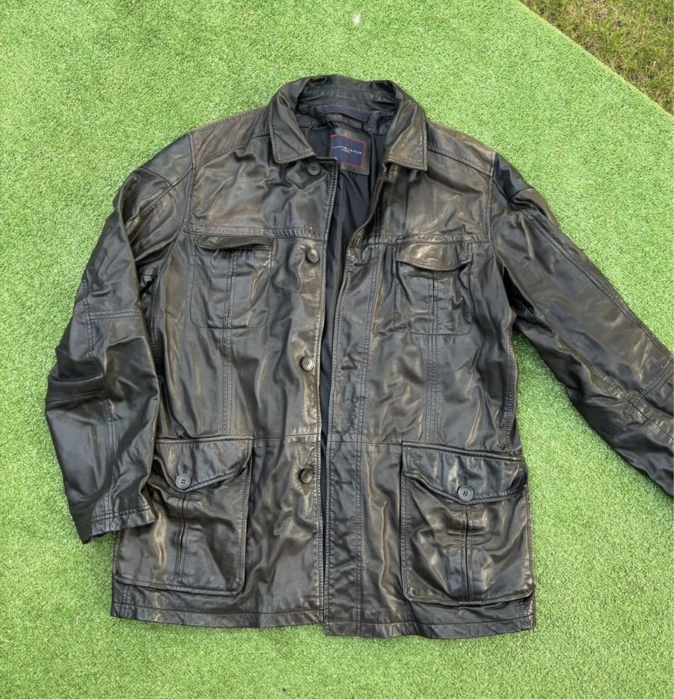 Kurtka skorzana Tommy Hilfiger meska