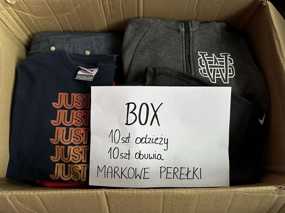 BOX markowych ubrań i butów