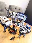 Playmobil 9372 posterunek policji z lotniskiem Playmobil 9371 transpor