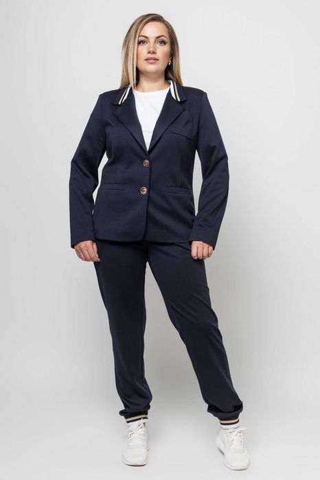 Костюм діловий жіночий VLAVI Ерін синій 58 розмір