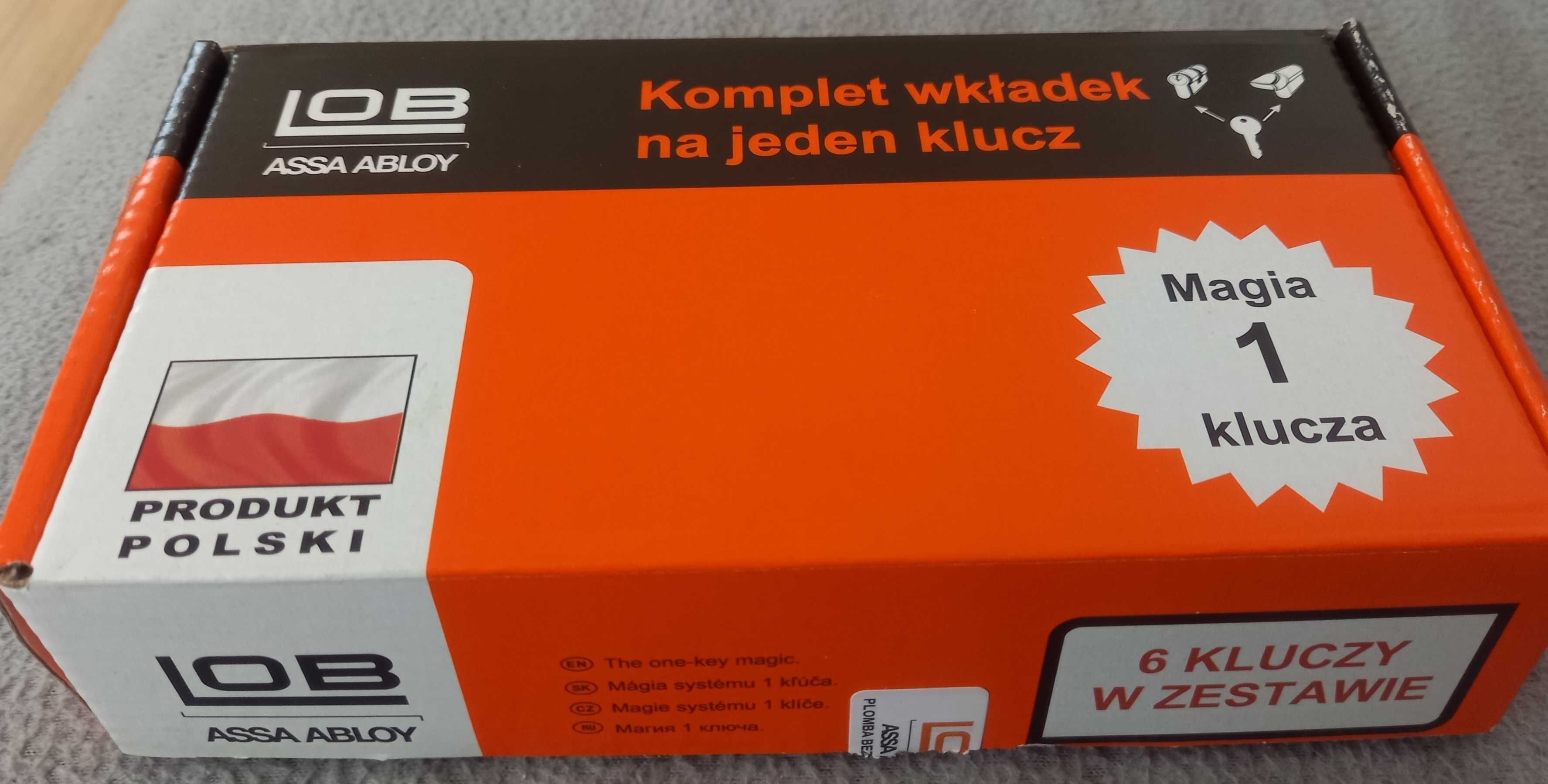 Komplet wkladek LOB Hektor na jeden klucz 30g/45 30/45