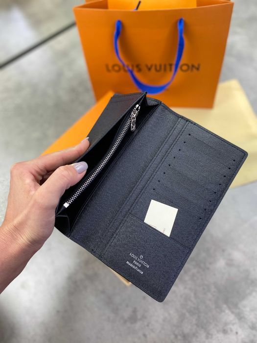 Серый бумажник Louis Vuitton кошелек Луи Виттон органайзер LV k324