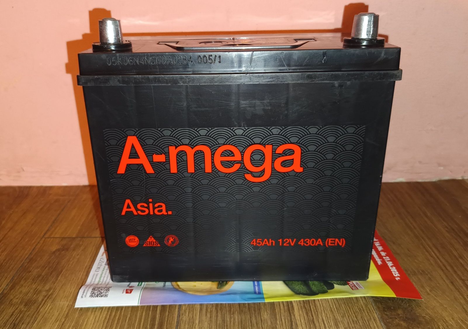 Akumulator A-Mega Asia 45Ah/430A P+ Honda Stan db.