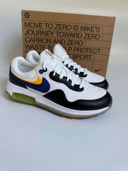 Nowe sneakersy unisex NIKE AIR MAX MOTIF NN GS białe niebieskie 39