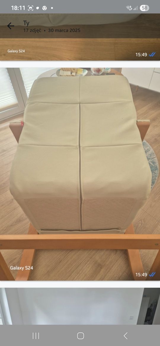 Sofa z fotelami skóra naturalna z funkcją spania