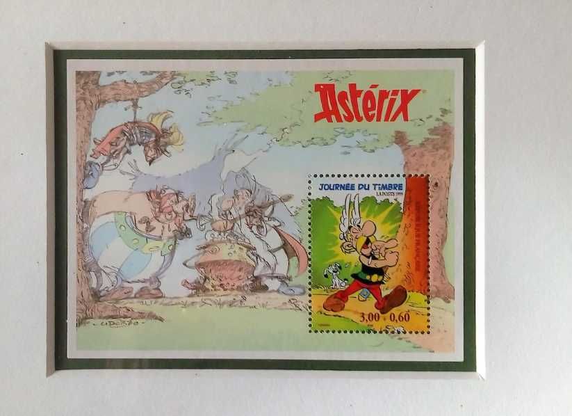 Selo antigo de 1999: Edição especial Astérix do dia do Selo de França