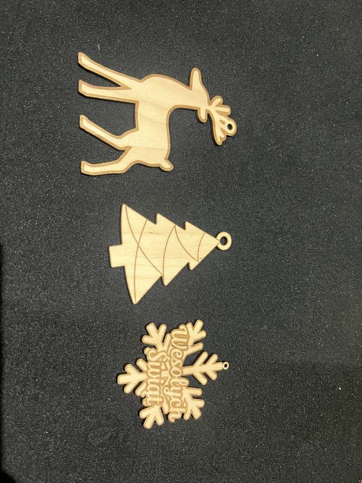 Ozdoby świąteczne zestaw 3 szt.