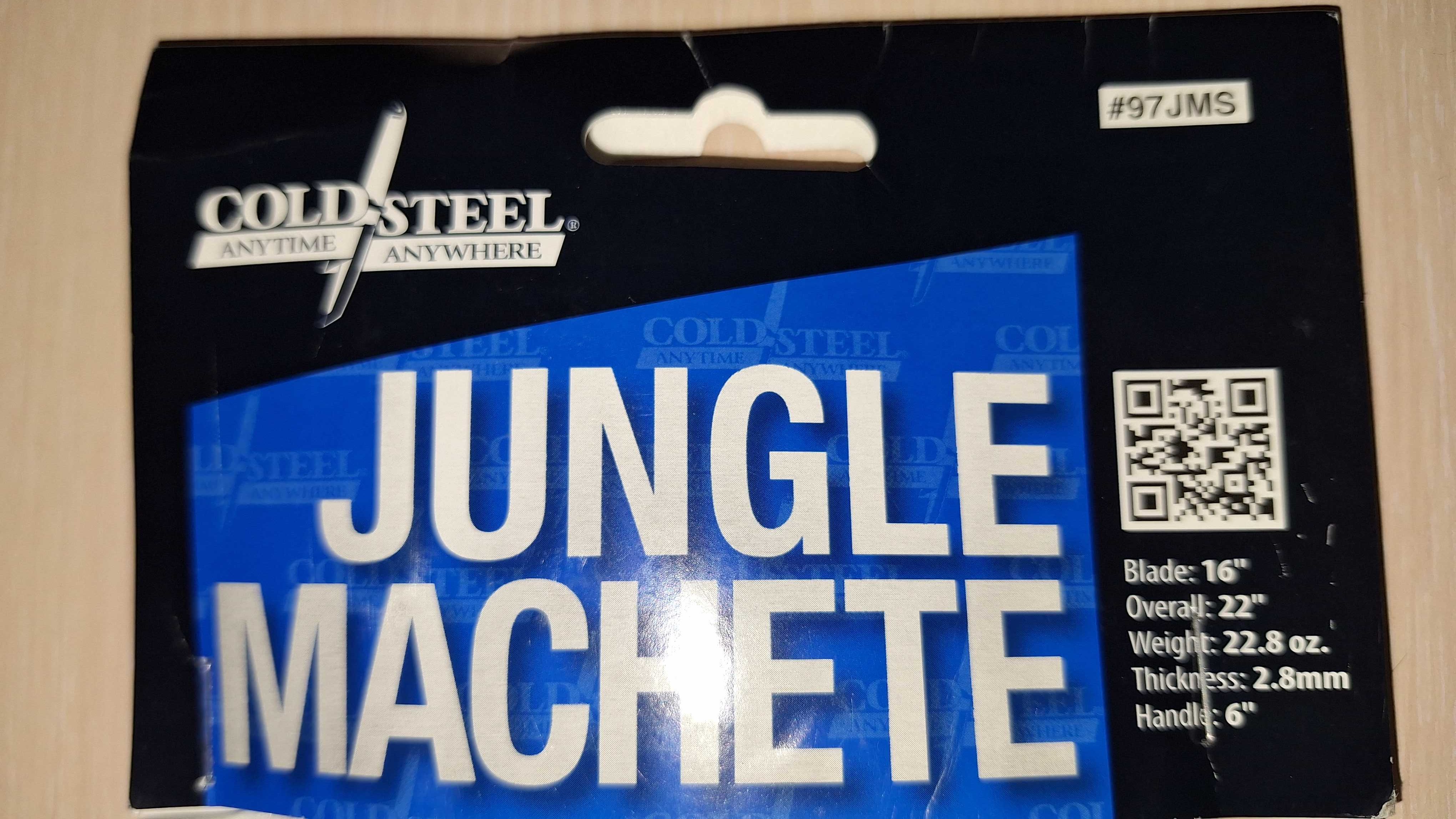 Мачете Cold Steel Jungle Machete 97JMS з пІхвами орігінальне