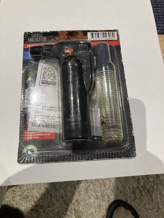 Palnik gazowy Grill Meister z zapasem gazu