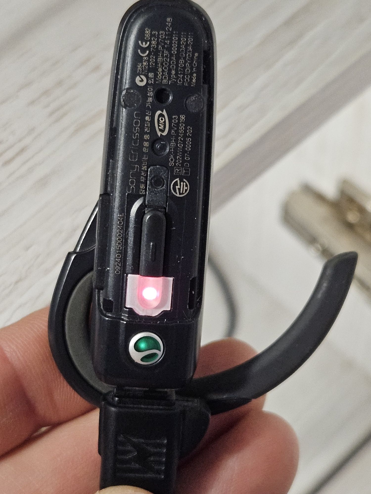 Słuchawka Sony Ericsson HBH PV703, zestaw słuchawkowy