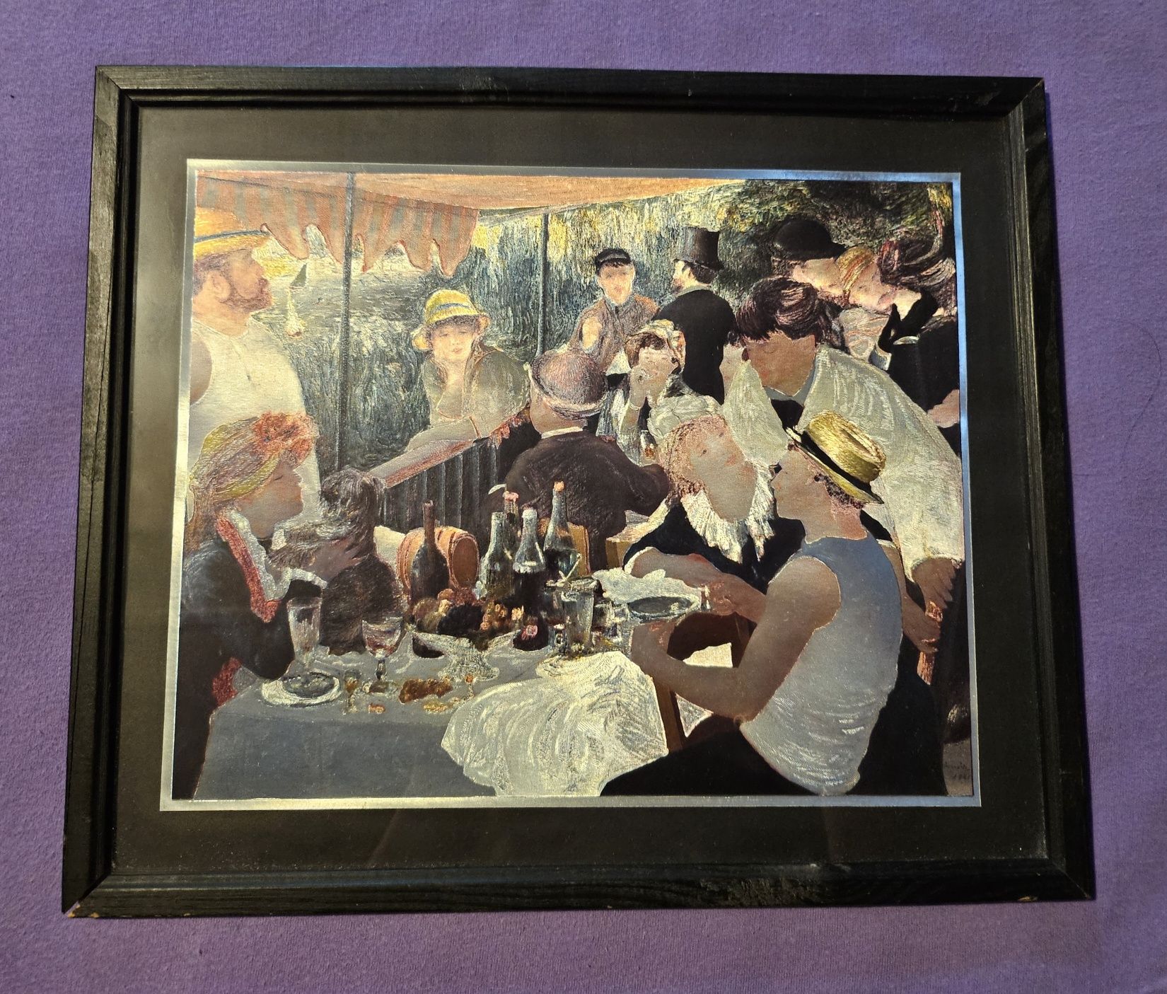 Pamiątka PRL Auguste Renoir Śniadanie wioslarzy