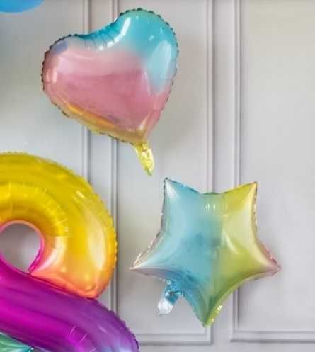 Nowe balony flaming gwiazdy serca urodziny ananasy zestaw przyjęcie