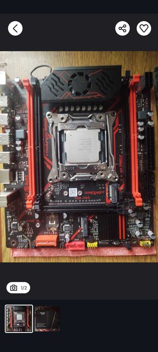 Qiyida x99 h9s з активним охолодженням vrm ddr4 xeon nvme
