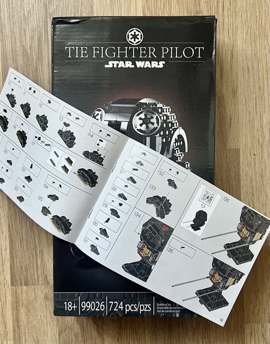 Лего Star Wars Шолом пілота винищувача СиД,Lego Fighter Pilot