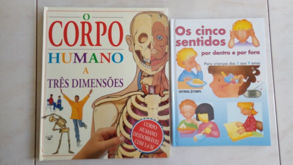 O Corpo Humano a Três Dimensões e Os cinco sentidos