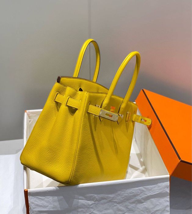Birkin 25 Yellow Togo