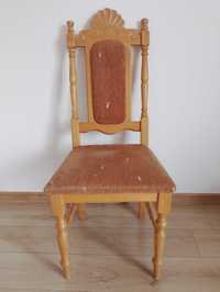 Krzesło drewniane plus biurko