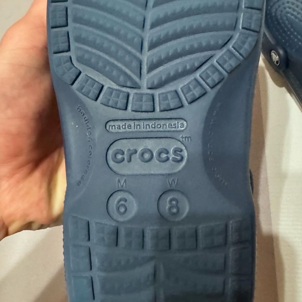 Крокси тапочки Crocs сині 39 розмір