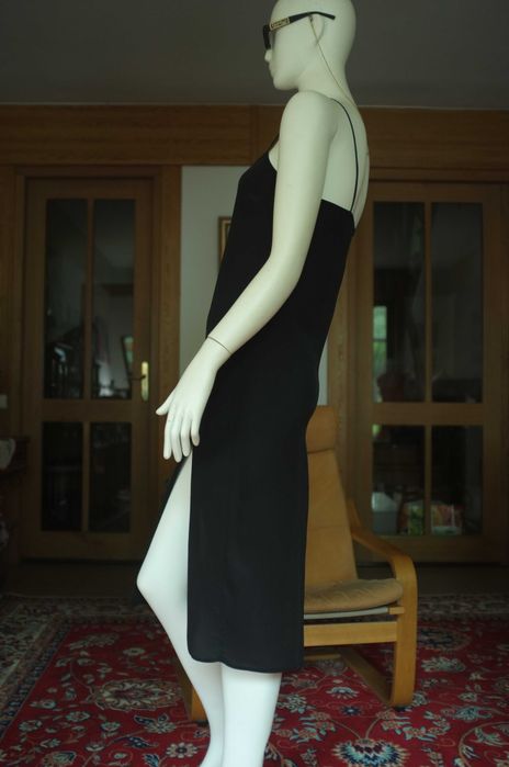 jedwabna sukienka Topshop bieliźniana minimalistyczna subversive 36