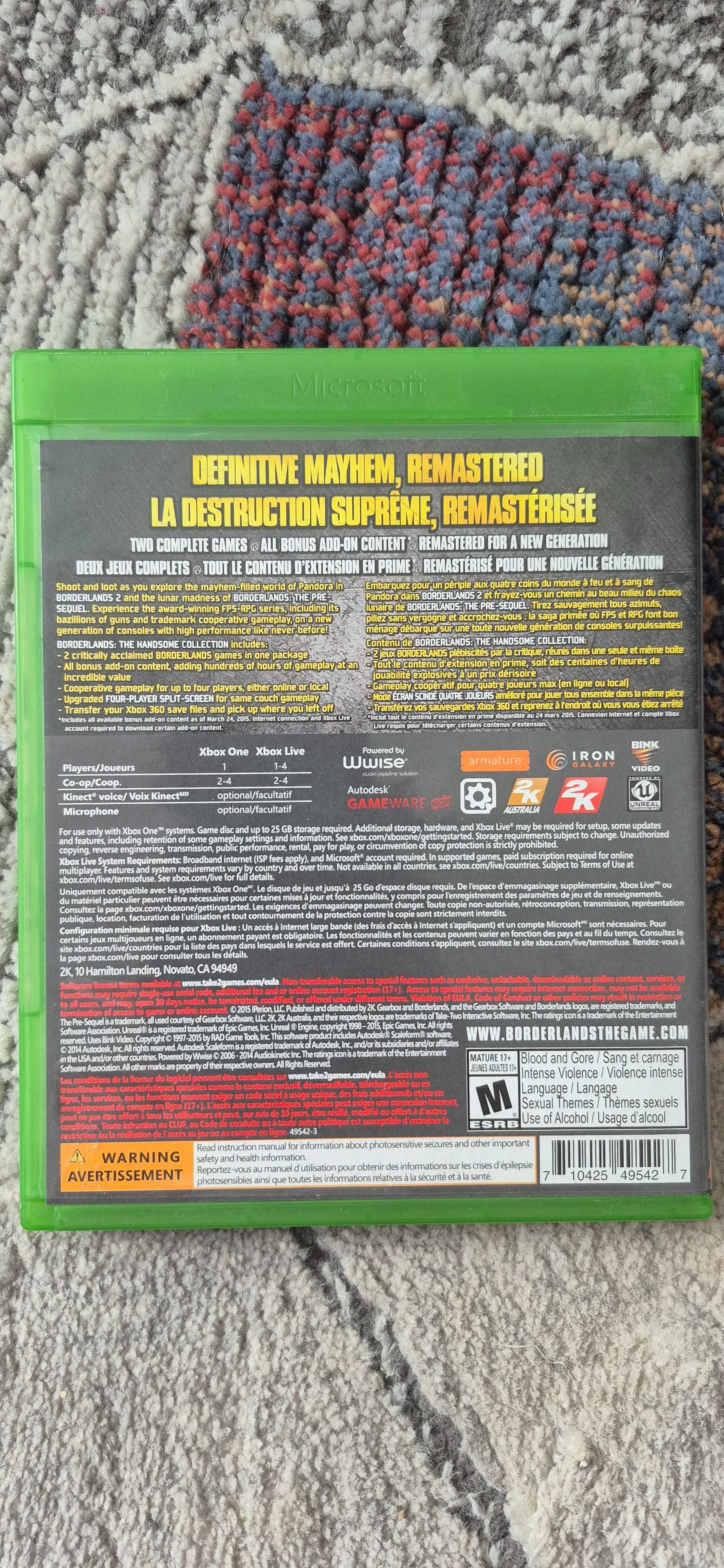 Borderlands: The Handsome Collection Xbox One Series X XOne XSX ENG