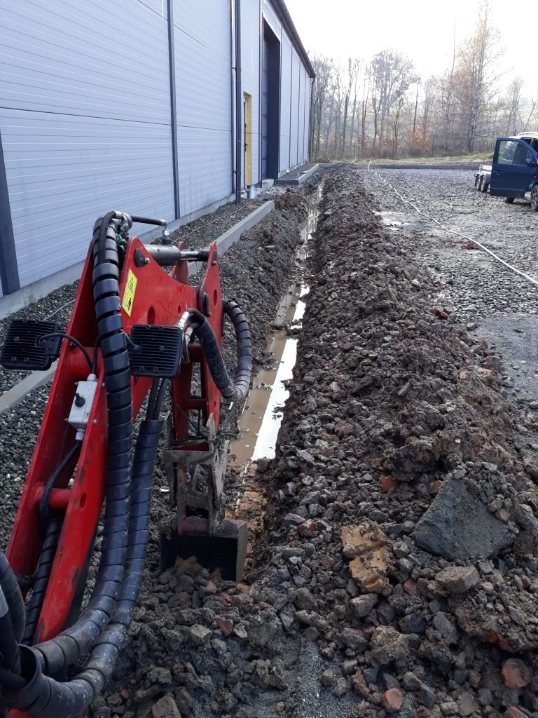 Usługi,prace ziemne mini koparką,koparką,Drenarz,podłącza,kostka bruki