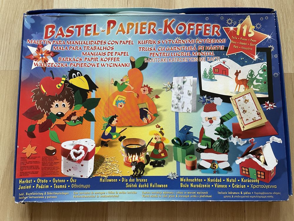 Zestaw kreatywny, papiery, DIY, kartki, dekoracje świąteczne