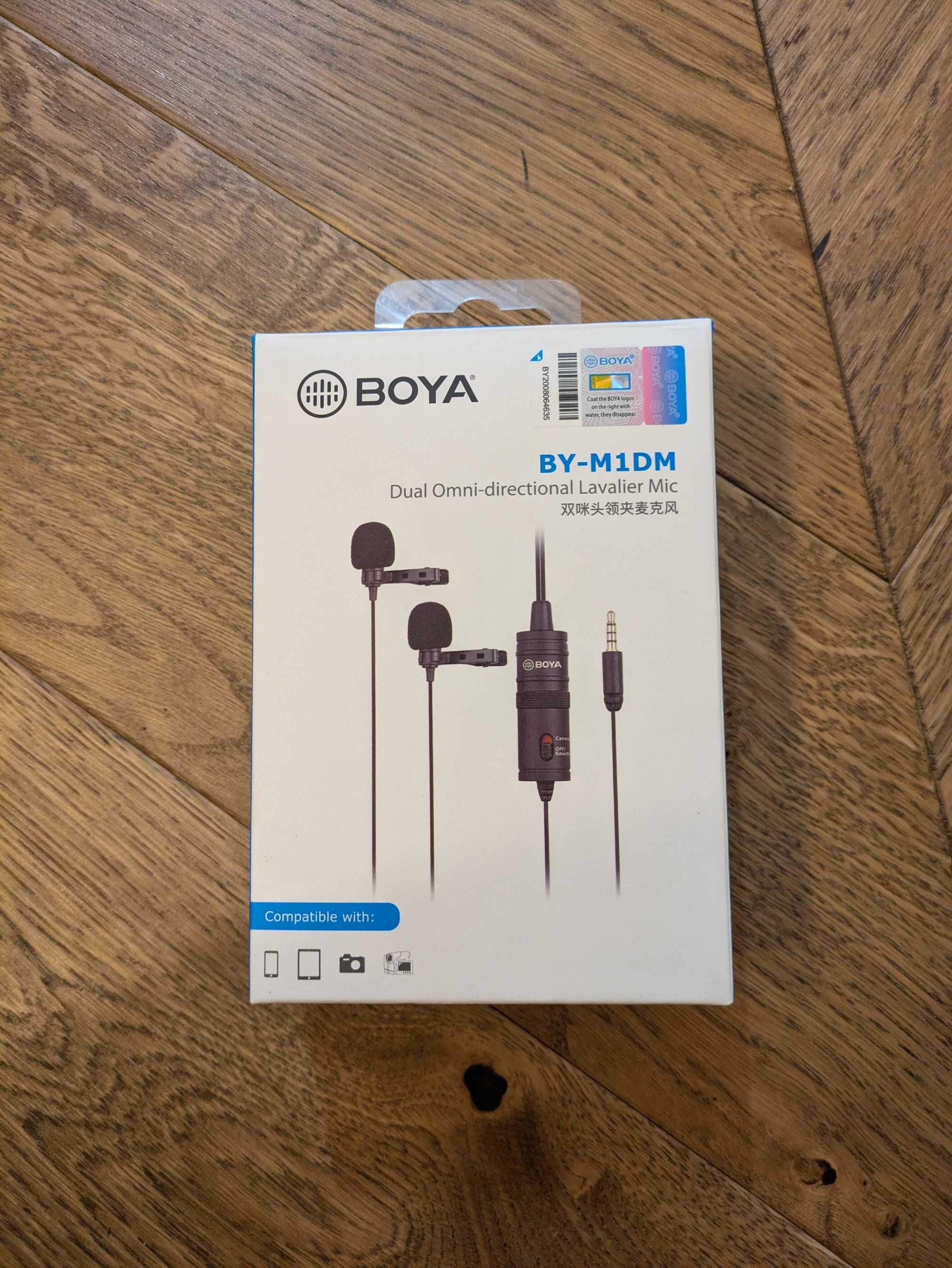 Mikrofony BOYA BY-M1DM nowe