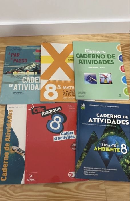 Livros de fichas 8º ano