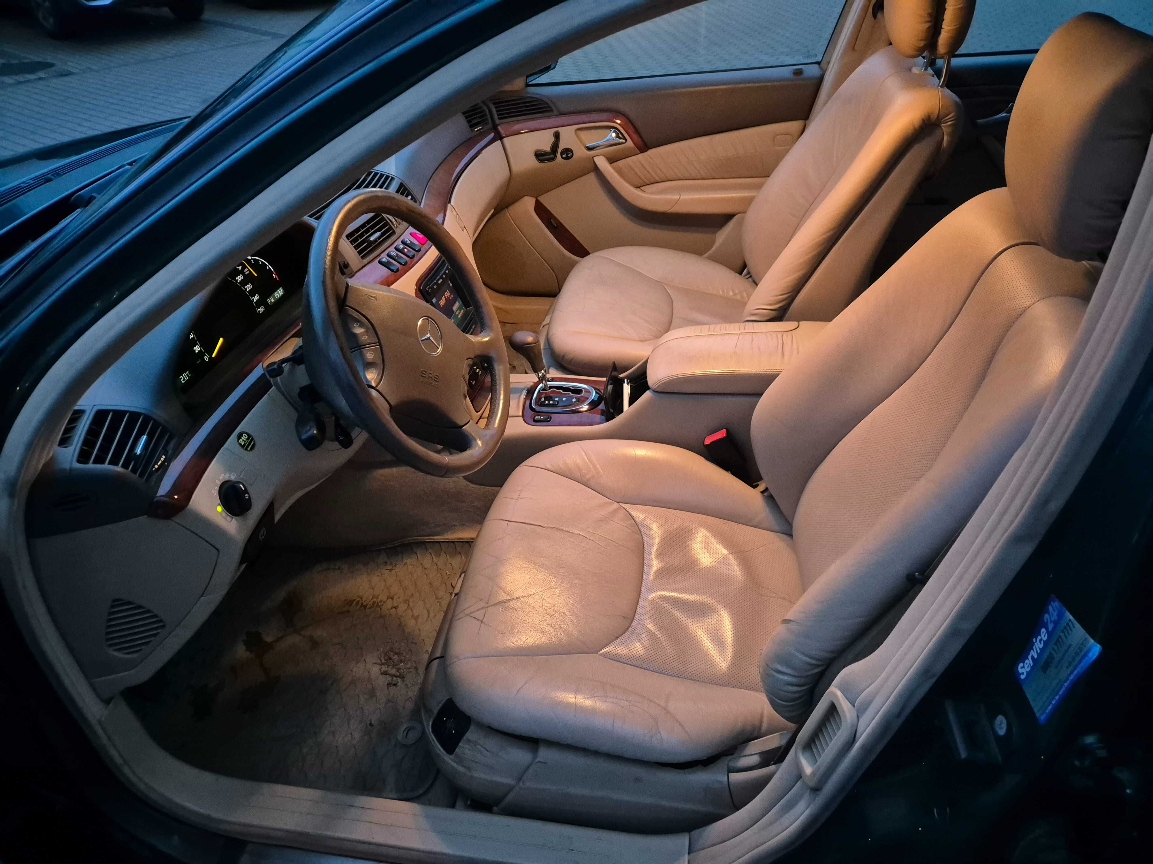 Mercedes S klasa 3.2 CDI zielony butelkowy możliwa zamiana ;)
