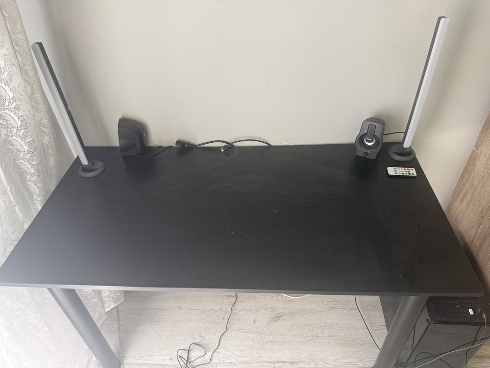 Biurko Gamingowe Komputerowe LED RGB regulowane