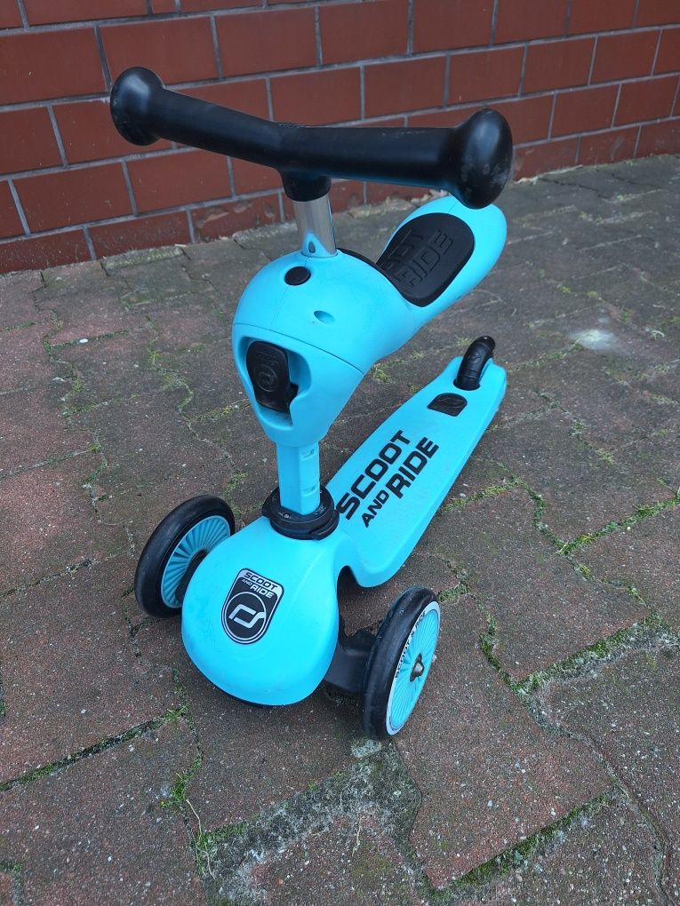 Scoot and ride niebieski