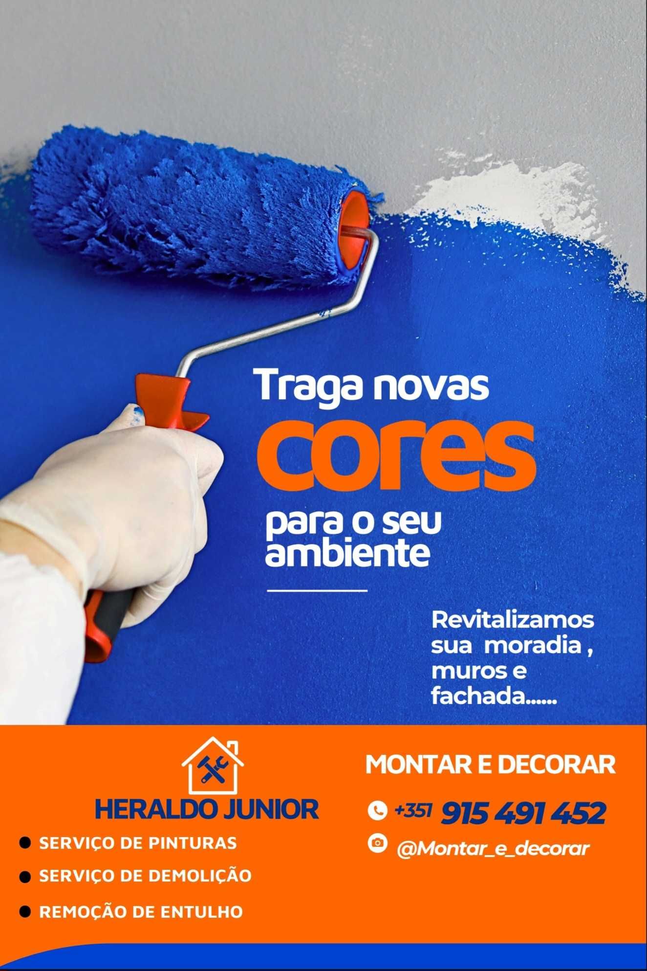Serviço de demolição, remoção  de entulho e pinturas em geral
