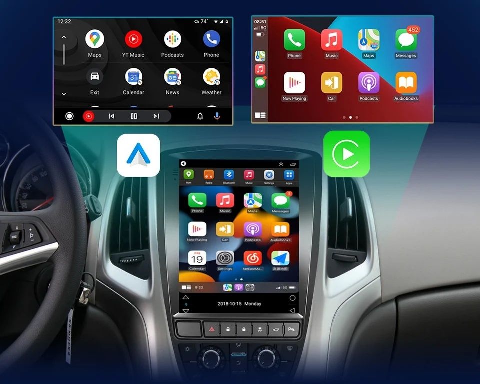Radio NAVI Android OPEL ASTRA J Tesla Stacja Multimedialna GPS