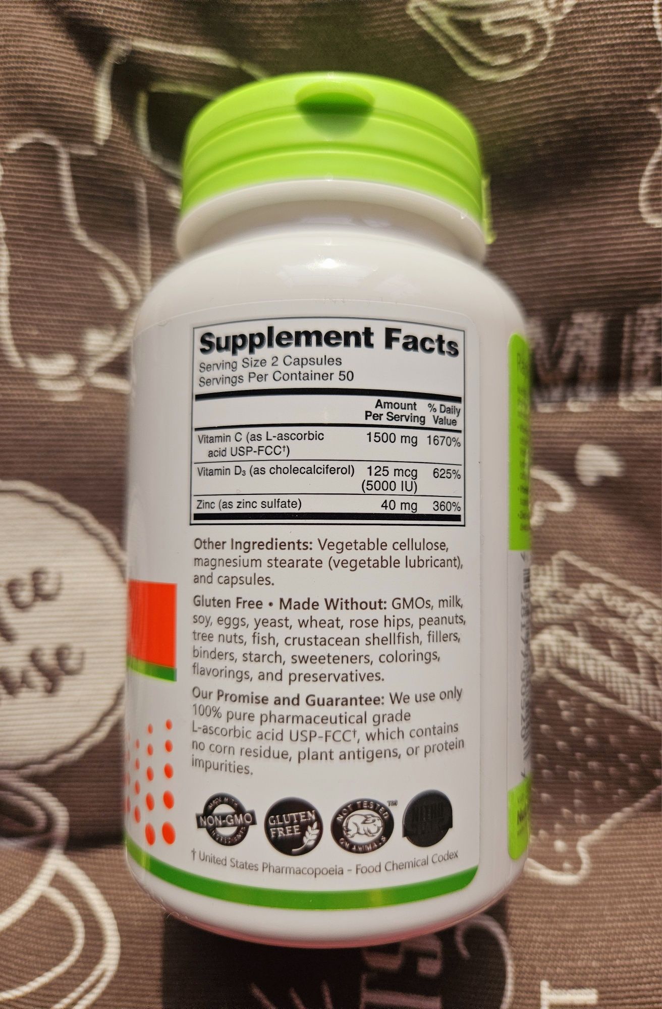 NutriBiotic immunity вітаміни для імунітету витамин С Д3 цинк имунитет