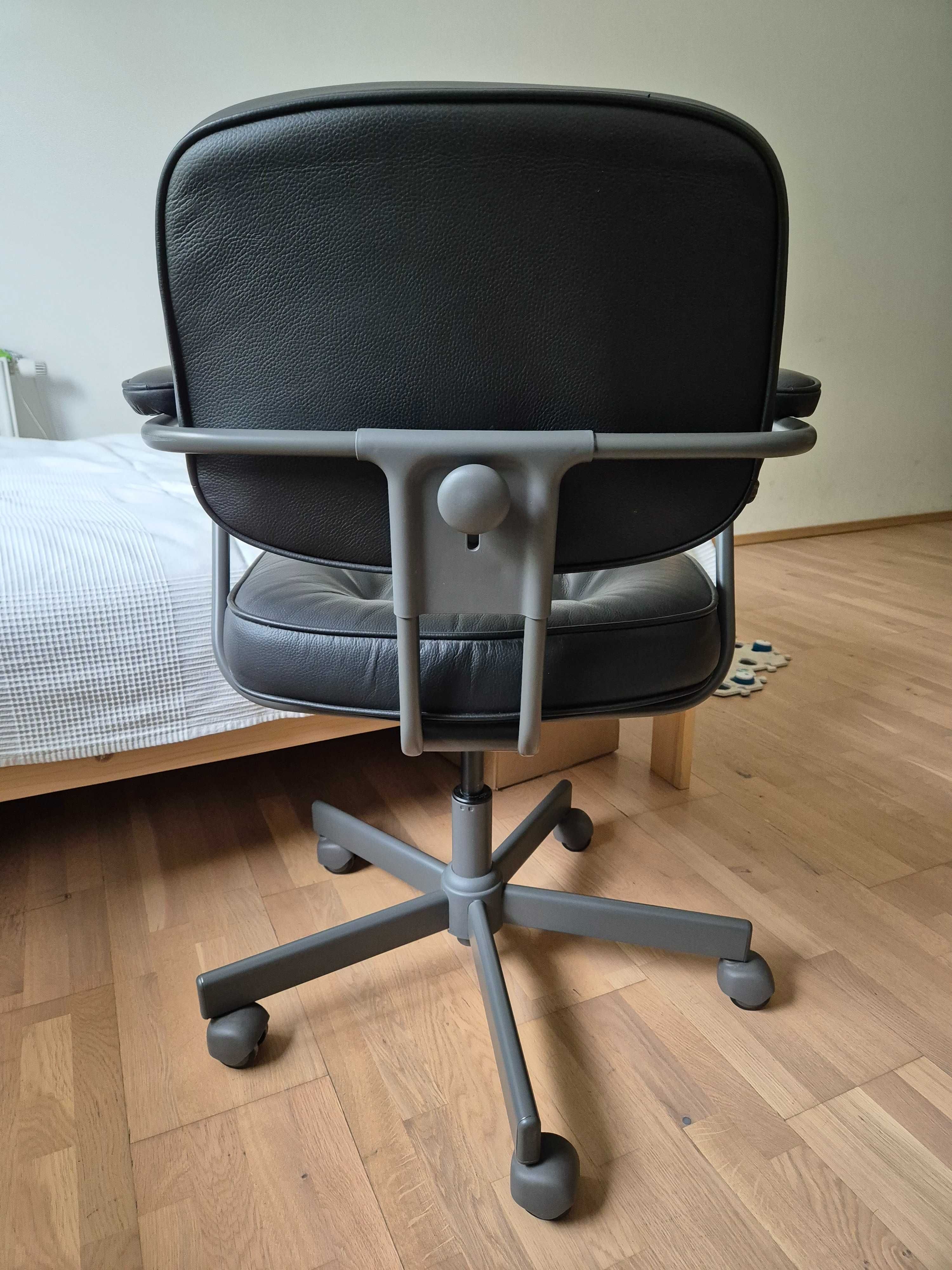 Krzesło biurowe Ikea, fotel obrotowy ALEFJÄLL, kolor czarny