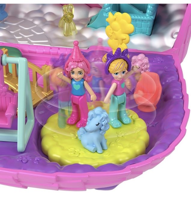 Полі Покет Компакт Єдиноріг Вечірка Polly Pocket unicorn partyland