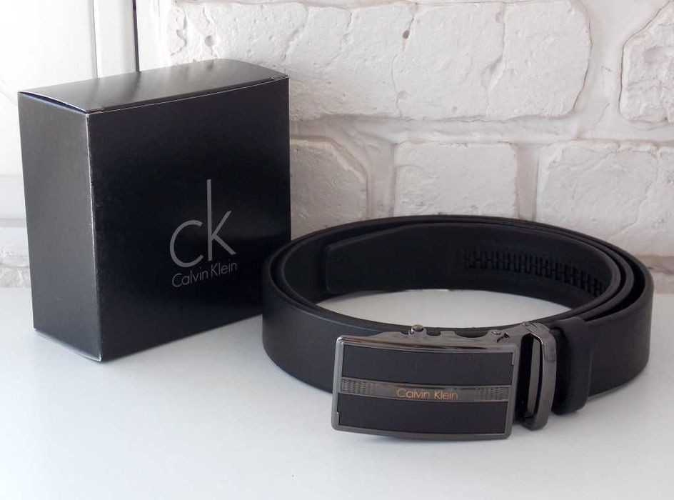 Ремінь автомат чоловічий шкіряний / мужской ремень автомат