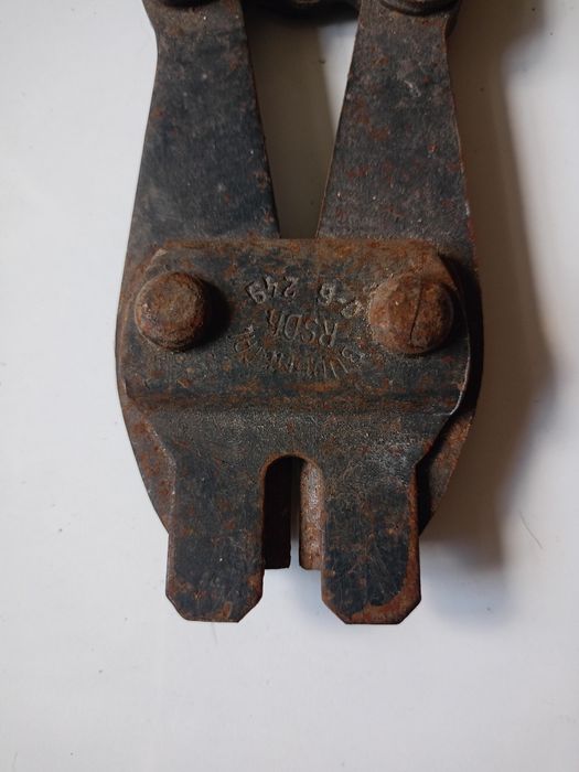 Stare nożyce do cięcia drutu duże 48,8 cm