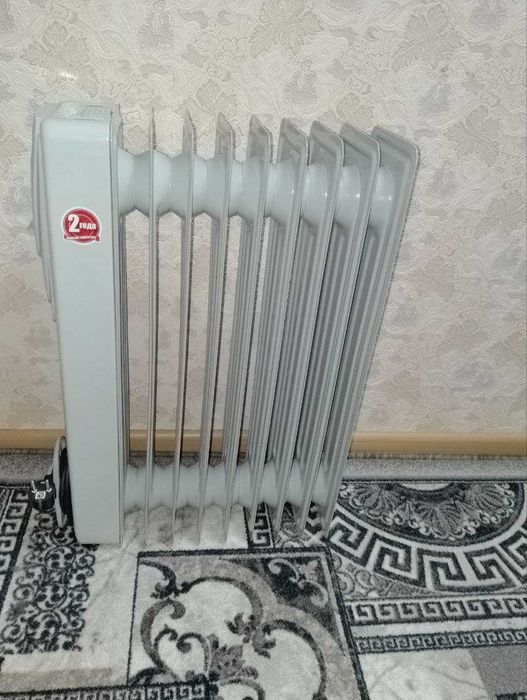 Масляный радиатор обогреватель saturn st-oh1258 серый