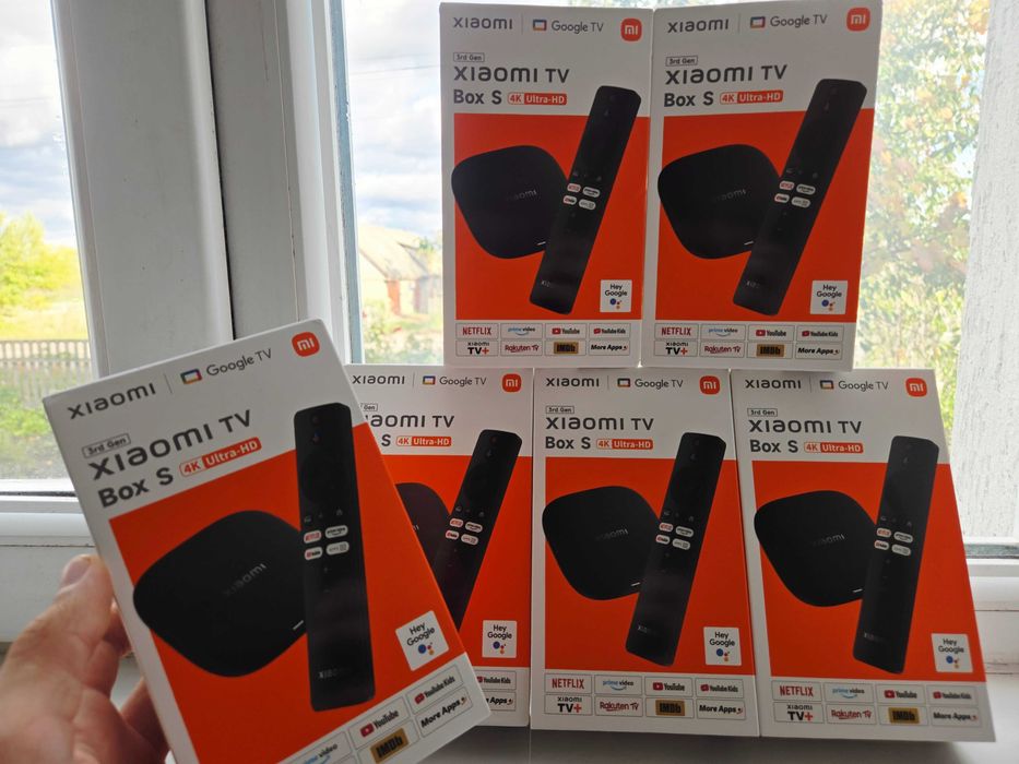 Гарантія! Xiaomi Mi Box S 3rd Gen 2025 Global, Google TV, мі бокс 3 ге