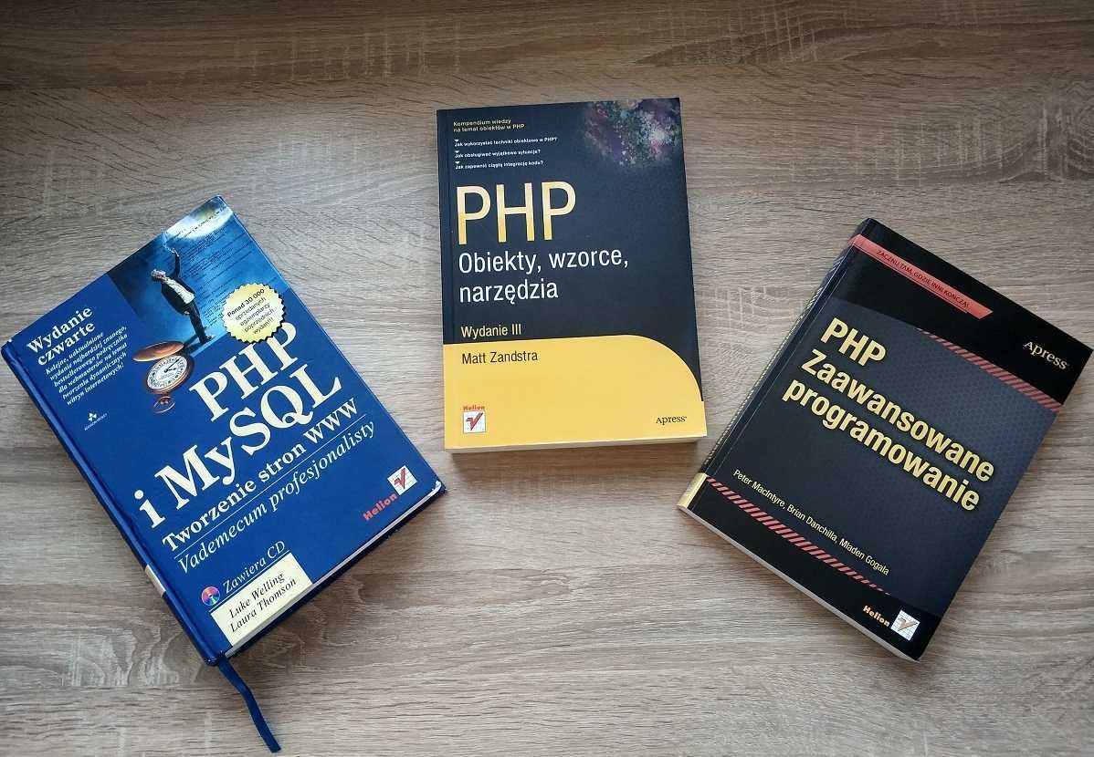 Książki do nauki programowania frontend backend IT informatyka PHP